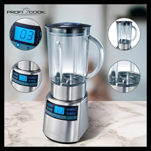 Blender Mixeur Universel Avec Bol En Verre1,8L