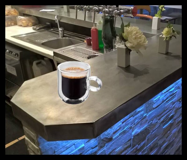Verrerie à double paroi Judge, ensemble de 2 verres à expresso