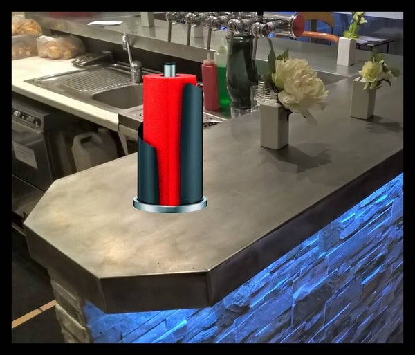 Courbe du porte-rouleau de cuisine