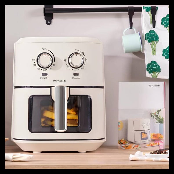 Friteuse sans huile crème InnovaGoods Vynner Pro 1700 W 6,5 L