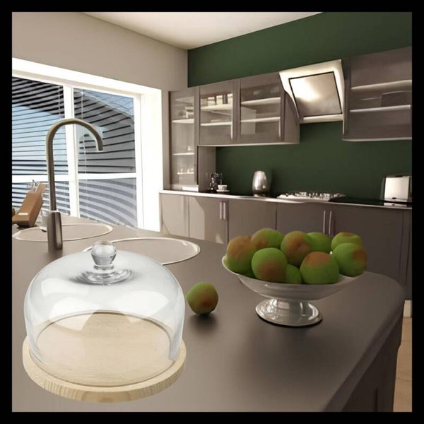 Cloche à fromage en verre 20 cm