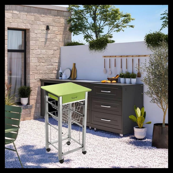 CHARIOT DE CUISINE VERT 40CM