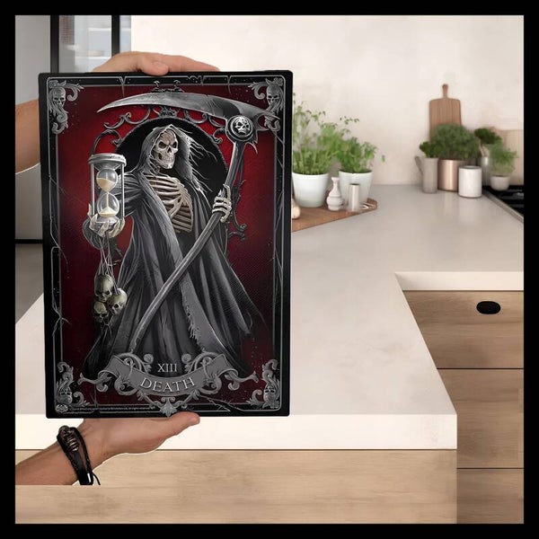 Petite planche à découper d'ambiance - DEATH TAROT
