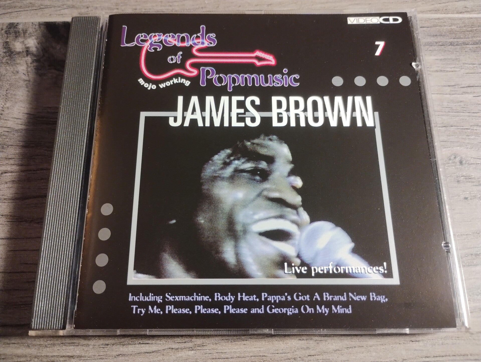 James Brown - Live Performances (Legends Of Popmusic Video CD)