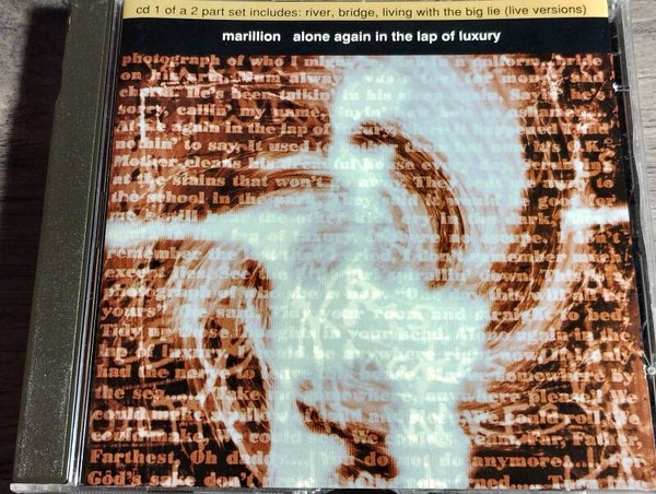 Marillion - Alone Again In The lap Of Luxury (CD 1 Of A 2 Part Set) CD Single