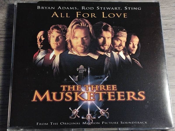 The Three Musketeers - All For Love (CD Single)