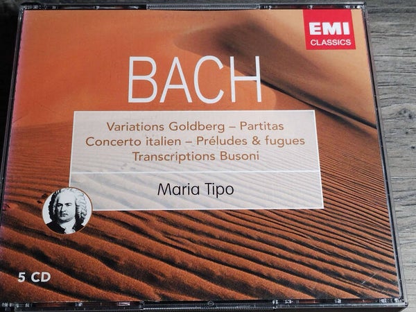 Maria Tipo - Bach Variations Goldberg-Partitas Concerto Italien (5 CD)