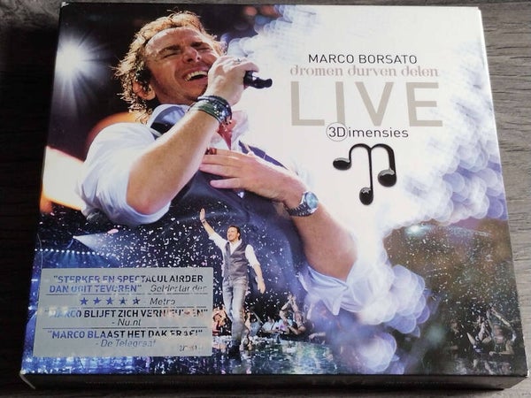Marco Borsato - 3 Dimensies Live In Het Gelredome (2 CD + DVD Digipack)