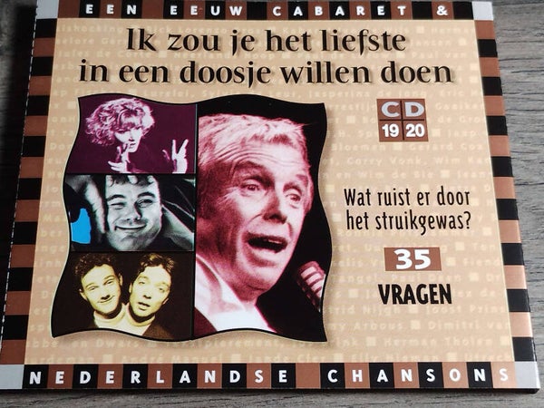 Ik Zou Je Het Liefst In Een Doosje Willen Doen (Een Eeuw Cabaret) 2 CD