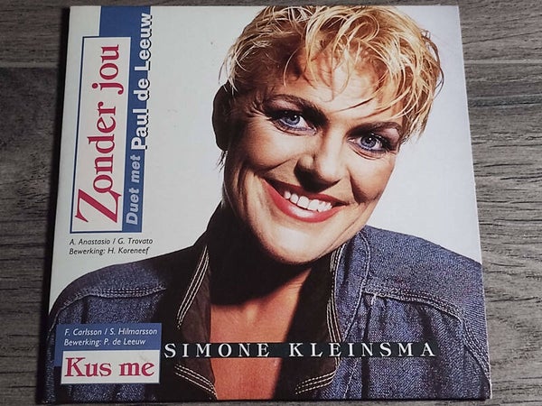 Simone Kleinsma & Paul De Leeuw - Zonder Jou (CD Single)