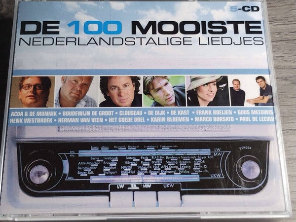 De 100 Mooiste Nederlandstalige Liedjes (5 CD)