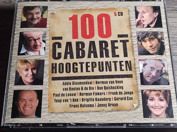 100 Cabaret Hoogtepunten (5 CD)