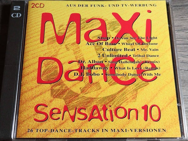 Maxi Dance Sensation 10 - 26 Top Dance Tracks In Maxi Versionen (2 CD)