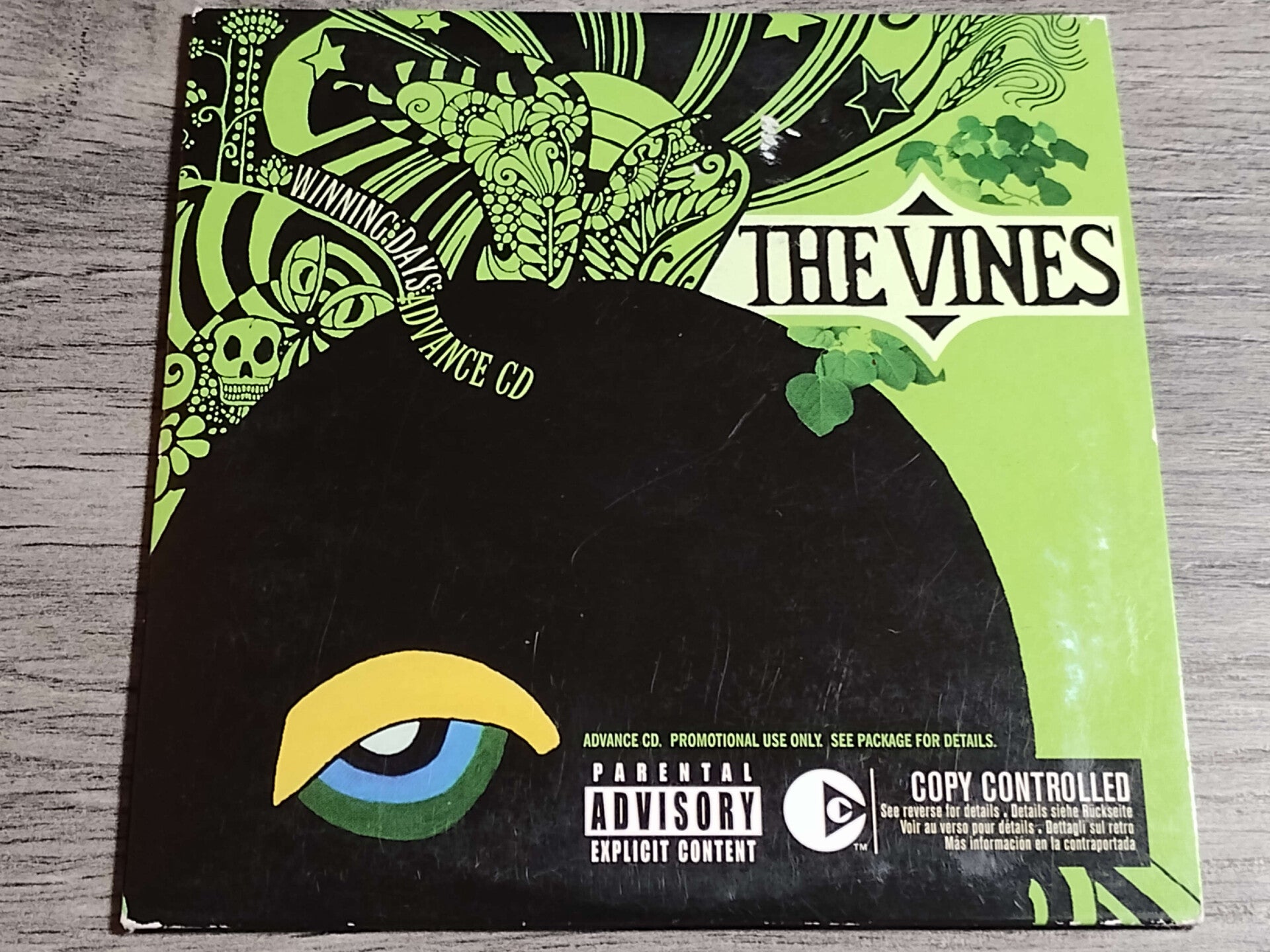 The Vines - Winning Days Advance CD (Promo)