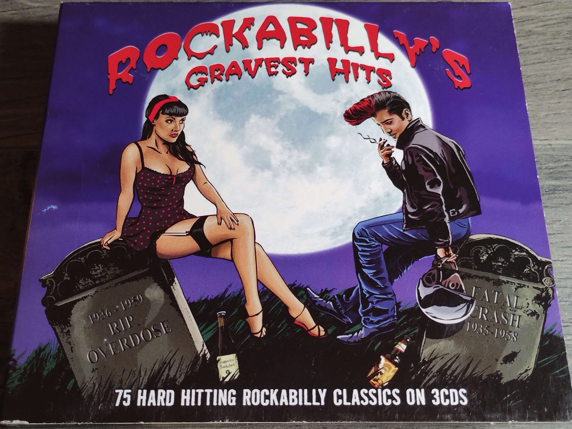 Rockabilly's Gravest Hits - 75 Hard Hitting Rockabilly Classics (3 CD Digipack)