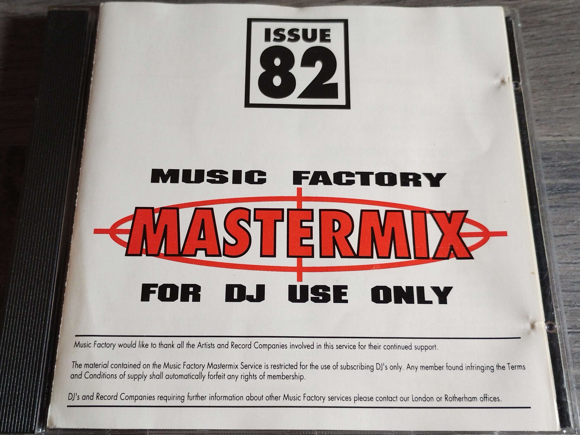 Music Factory Mastermix Issue 82 - For DJ Use Only