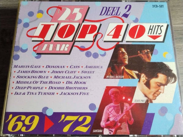 25 Jaar Top 40 Hits Deel 2 (1969-1972) 2 CD