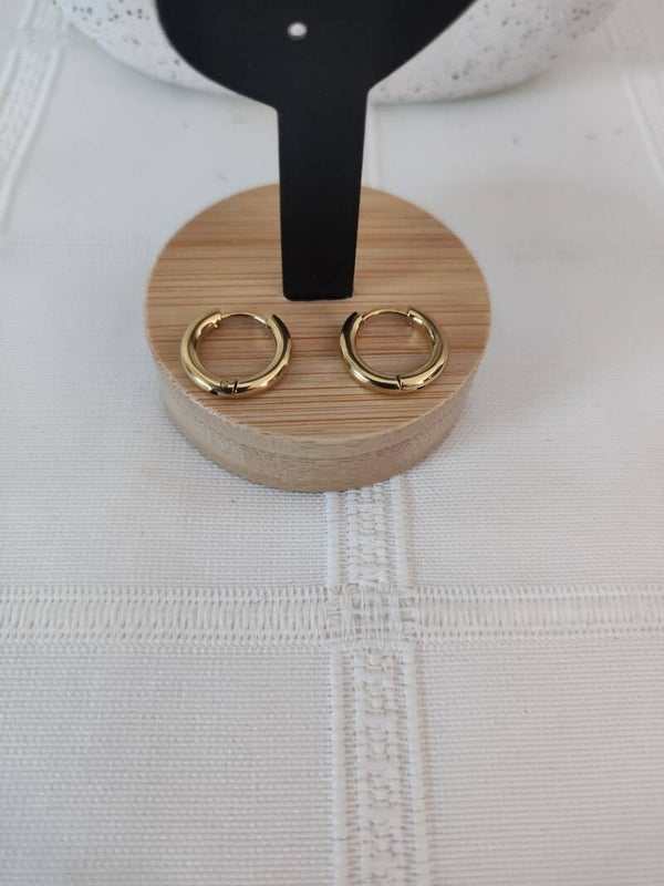 Boucles d'oreilles créoles doré