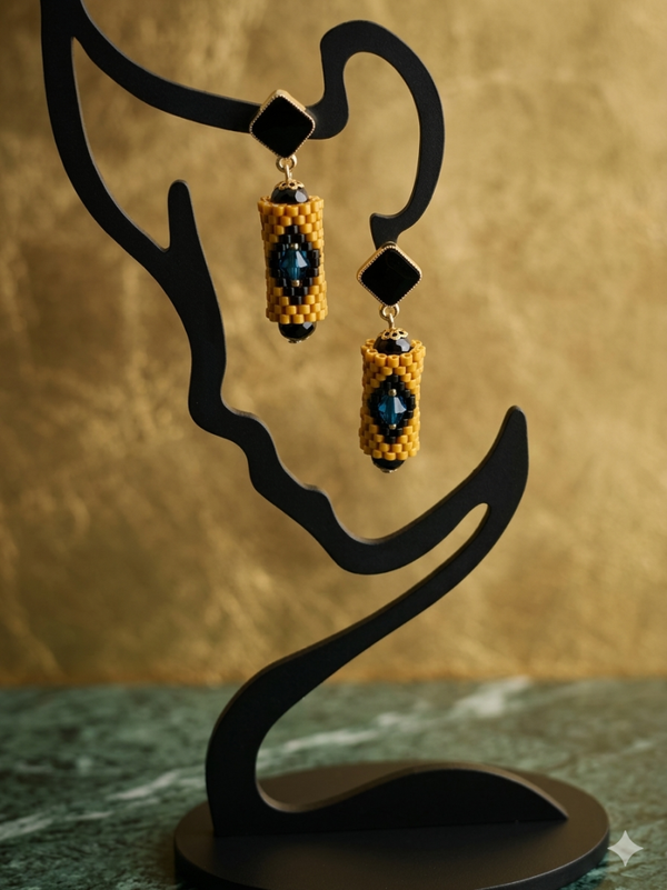 Boucles d'oreilles perles miyuki