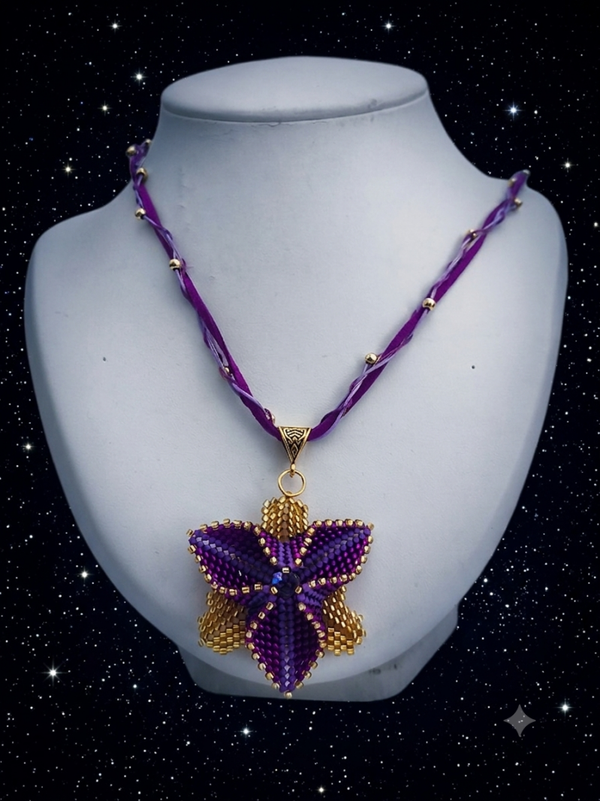 Collier ras du cou perles miyuki