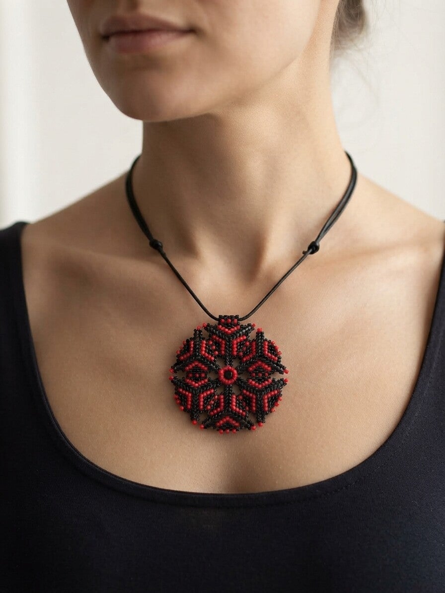 Collier ras du cou perles miyuki