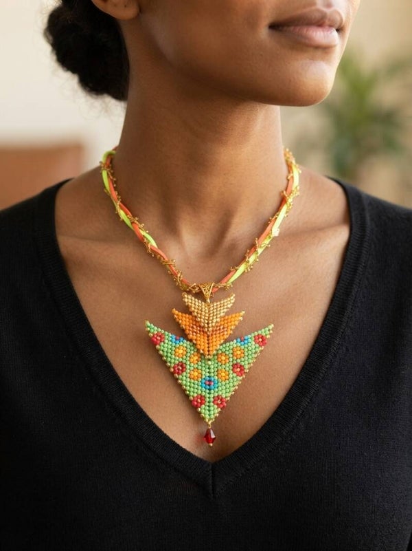 Collier ras du cou perles miyuki
