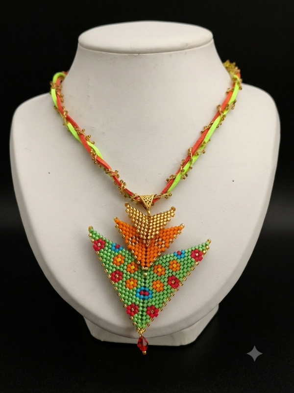 Collier ras du cou perles miyuki