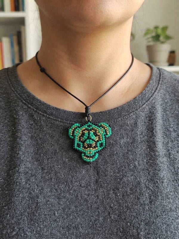 Collier ras du cou perles miyuki