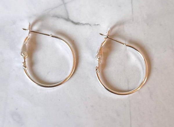 Boucles d'oreilles créoles et pampilles