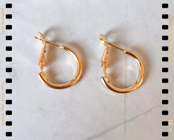 Boucles d'oreilles créoles doré