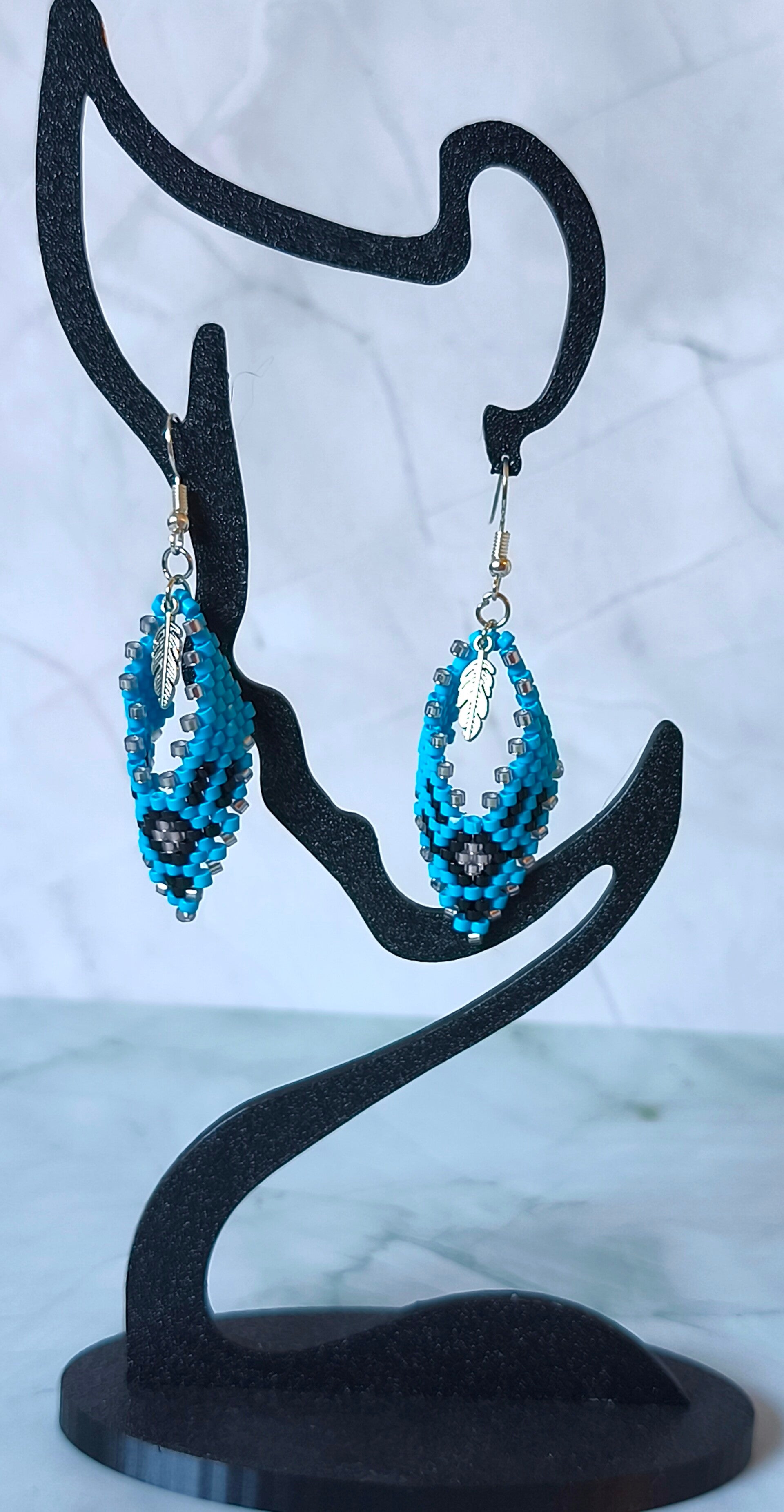 Boucles d'oreilles perles miyuki