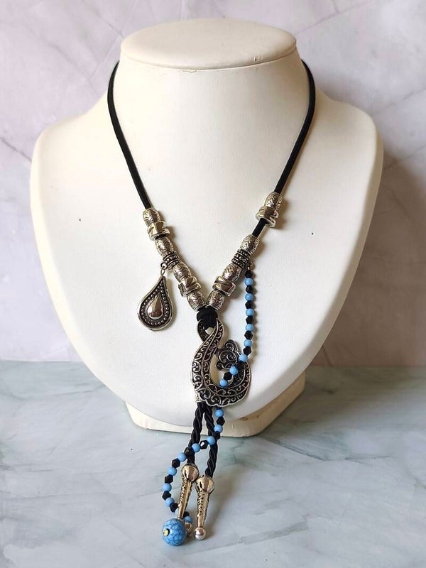 Collier fantaisie bohème vintage