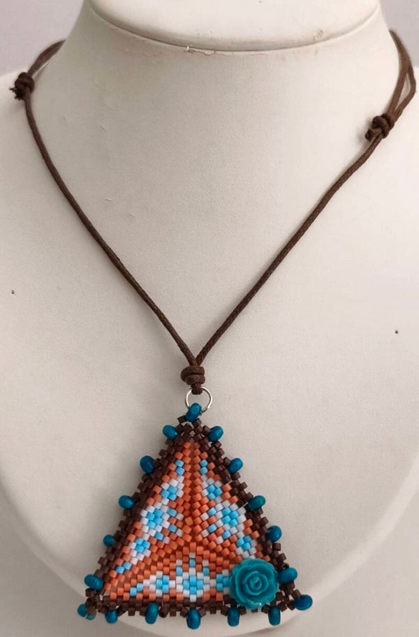 Collier ras du cou perles miyuki
