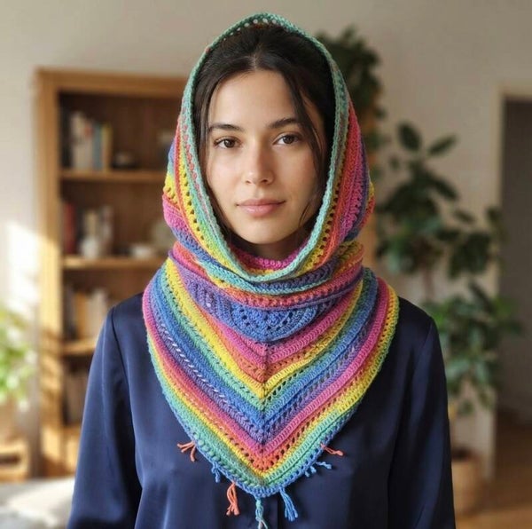 Cagoule au crochet