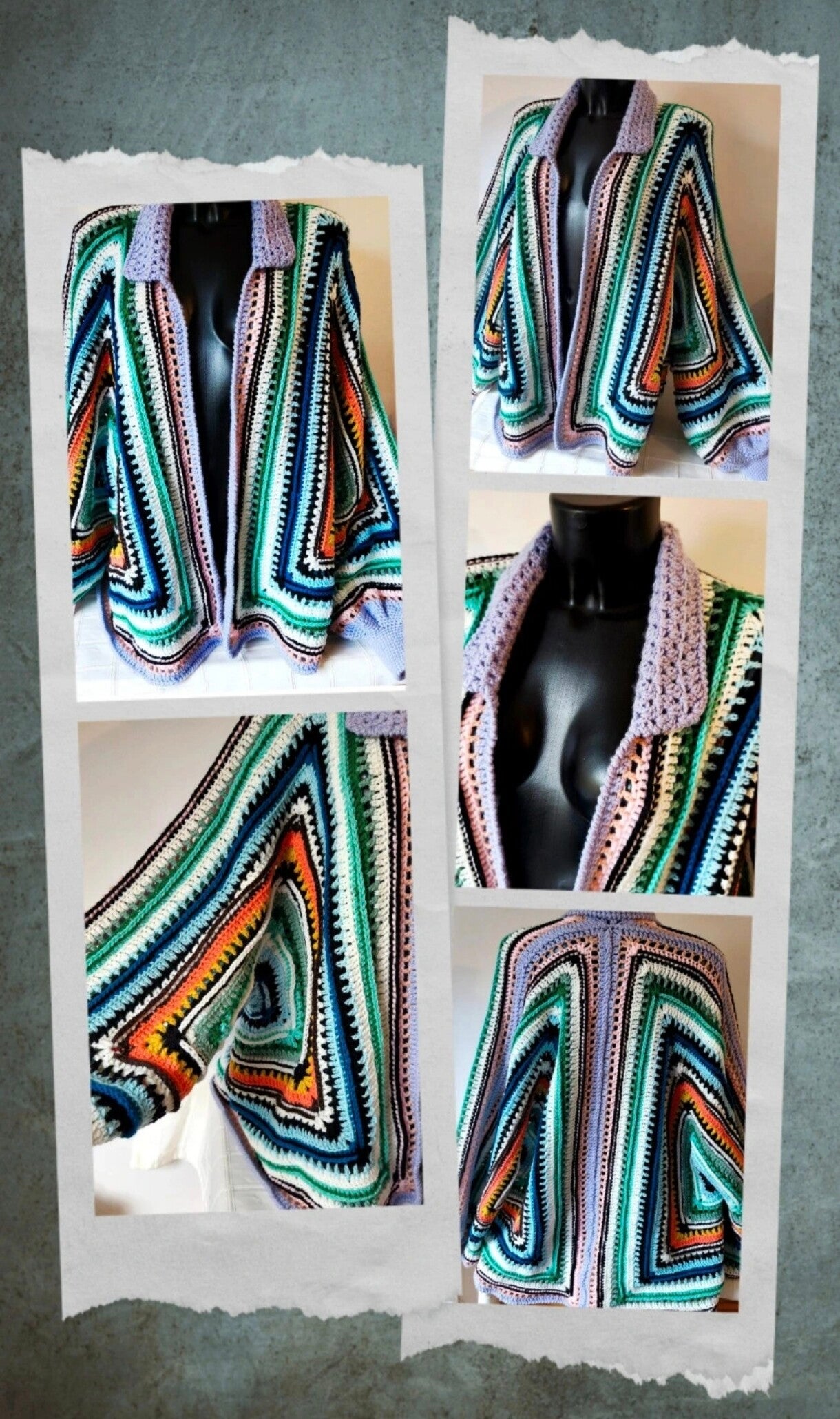 Gilet, cardigan crocheté