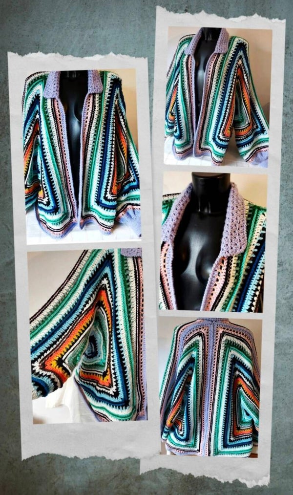 Gilet, cardigan crocheté