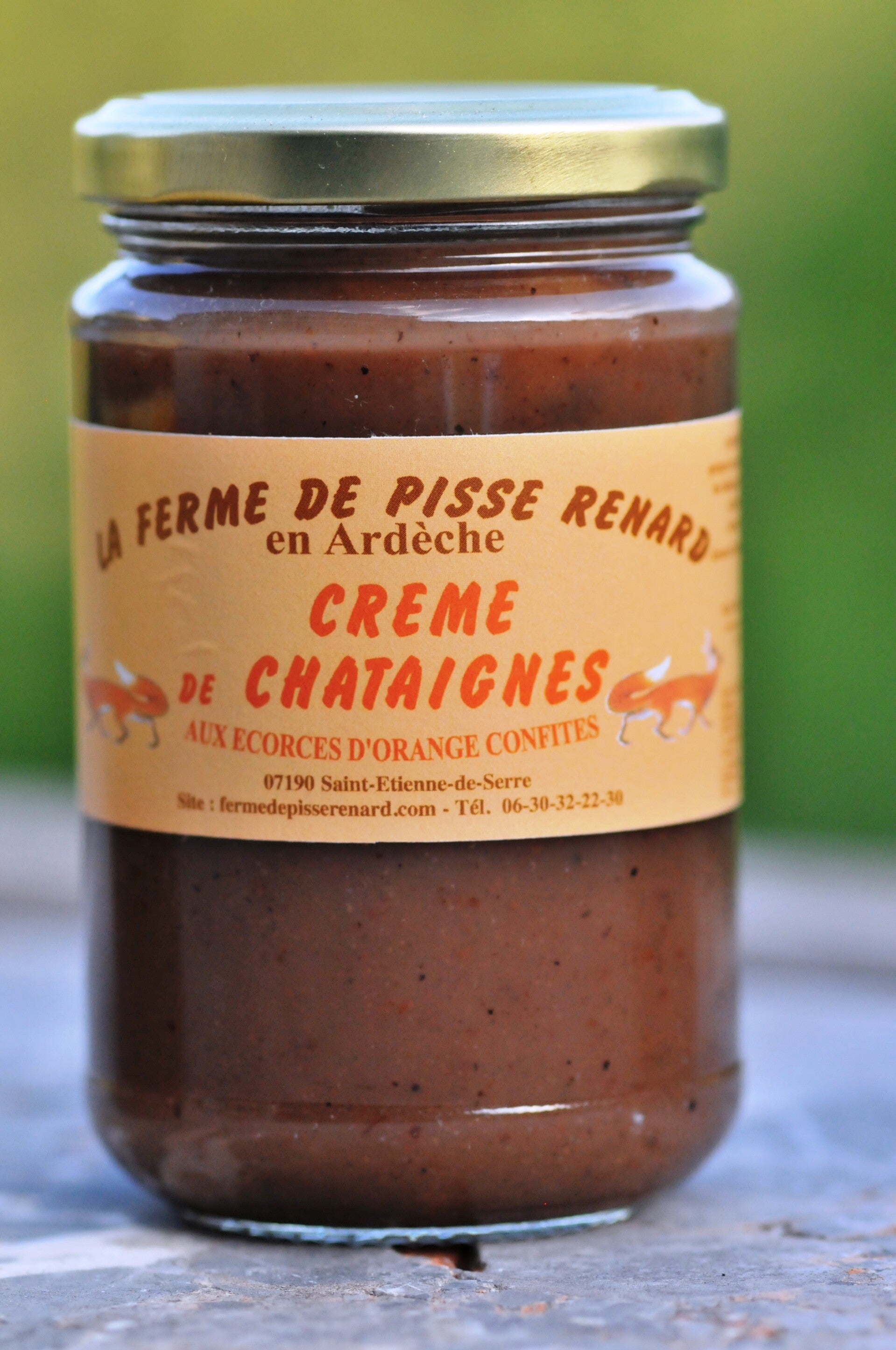 Crème de châtaignes aux écorces d'orange 360g