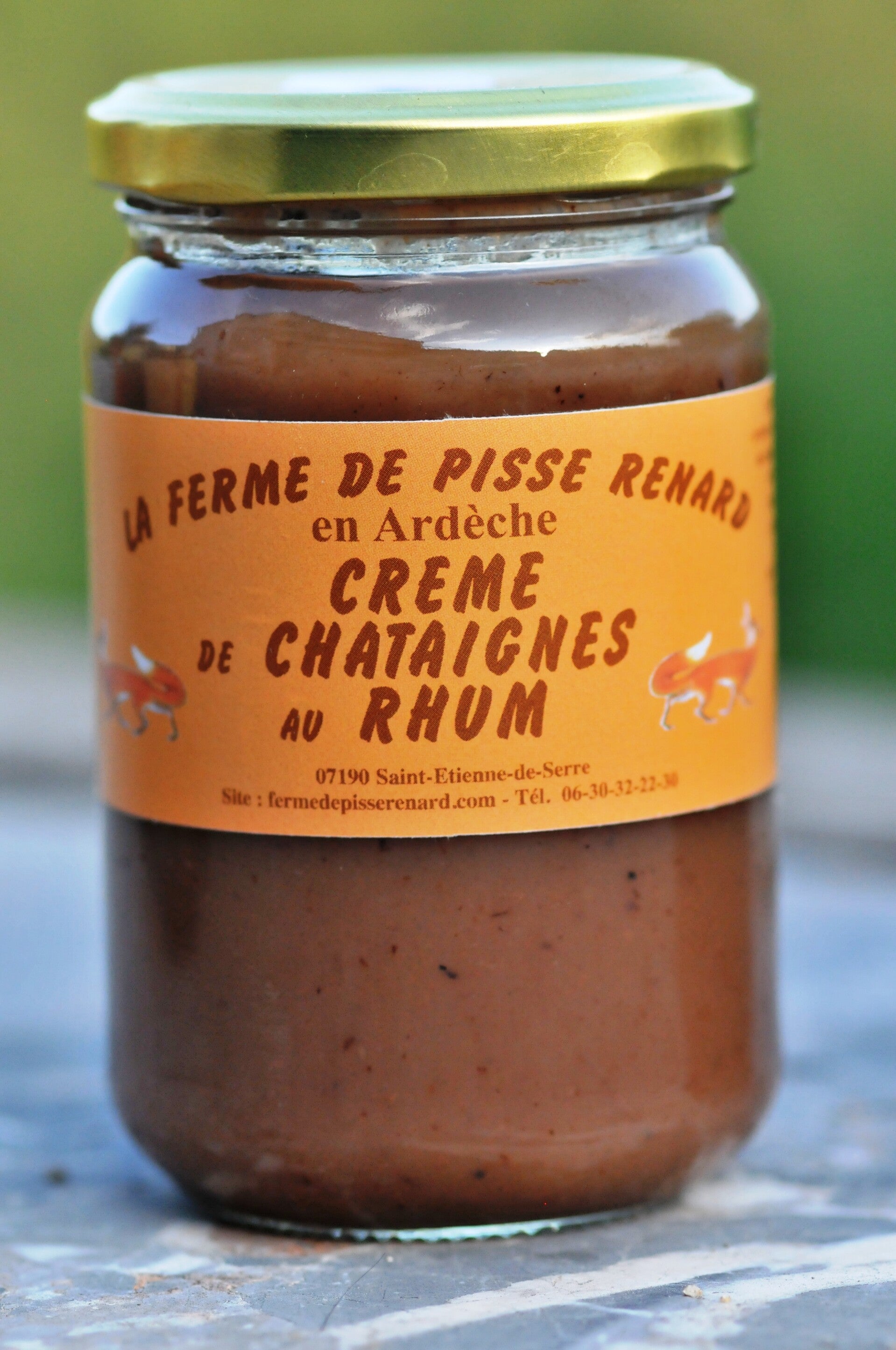 Crème de châtaignes au rhum 360g