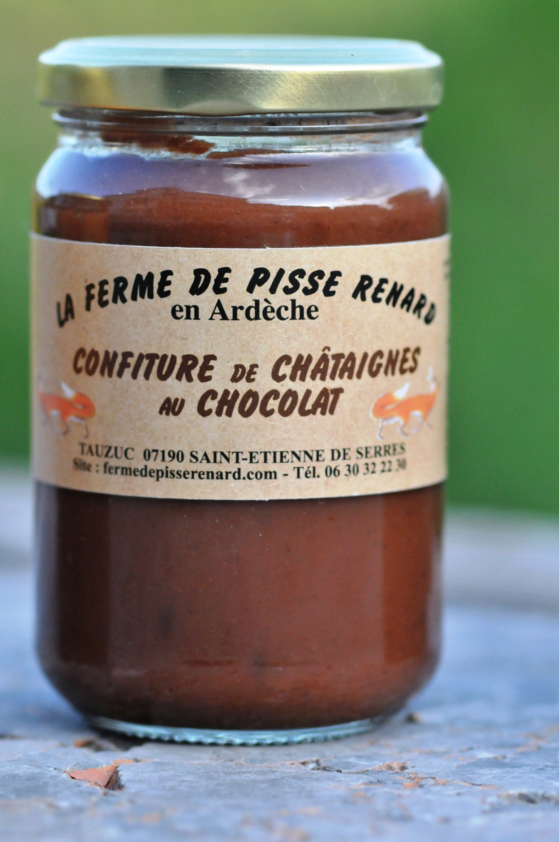 Confiture de châtaignes au chocolat 360g
