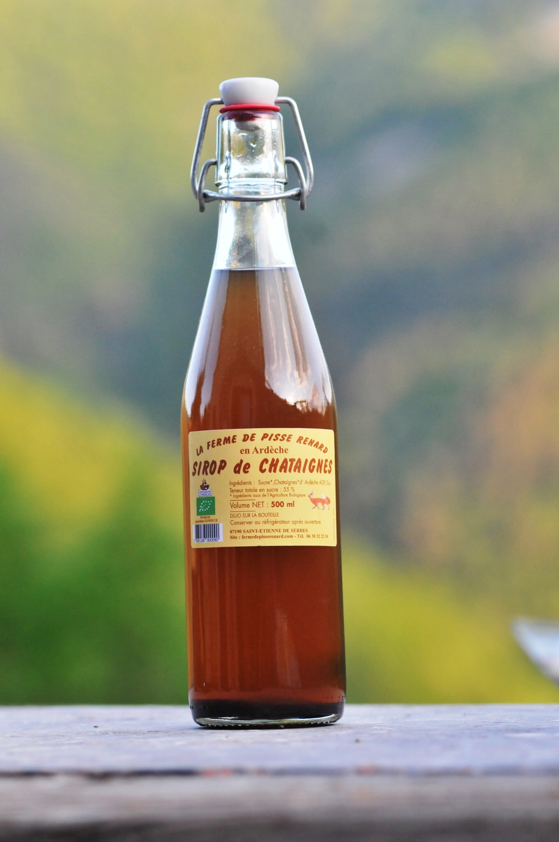 Sirop de châtaignes