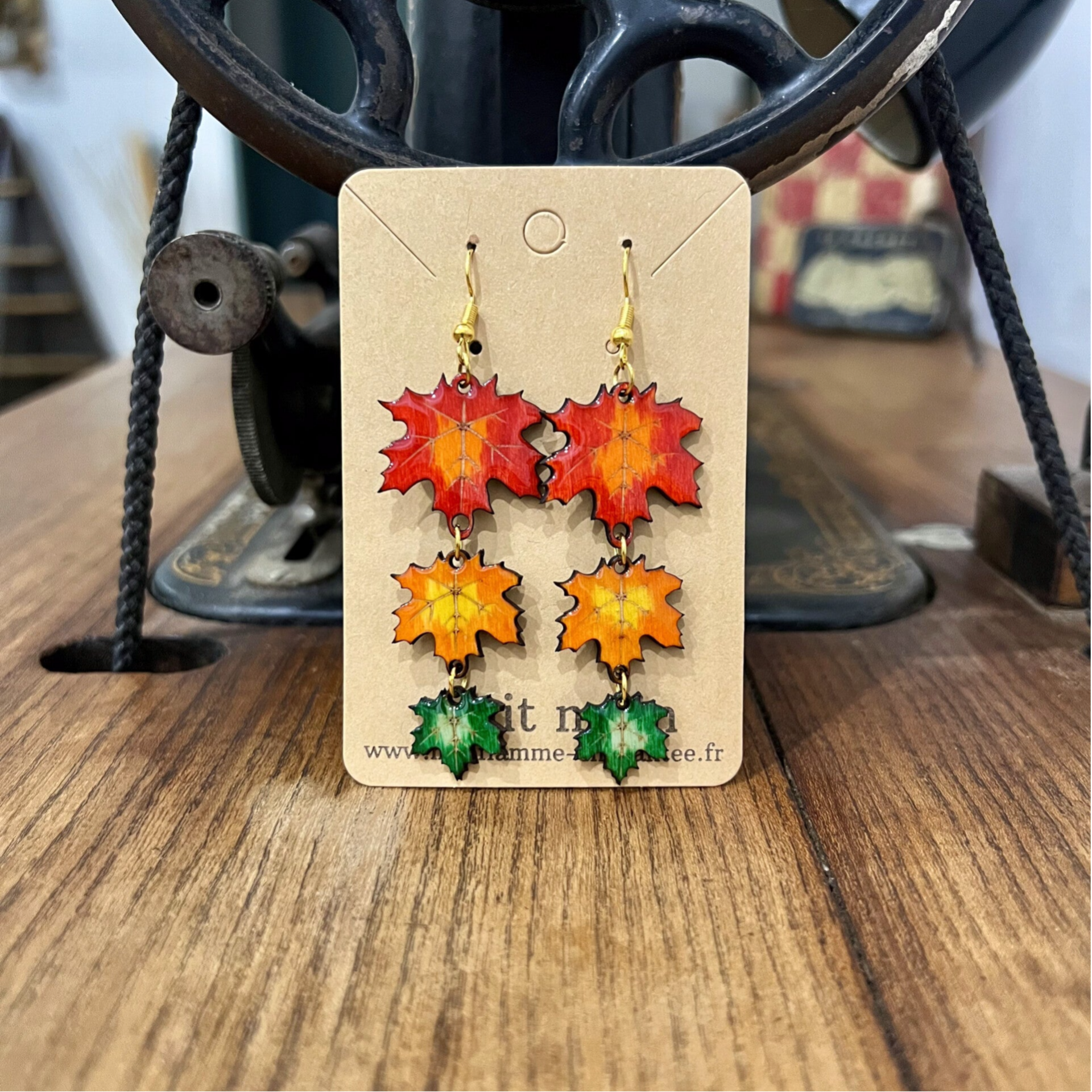 Boucles d'oreilles Cascade d'Octobre