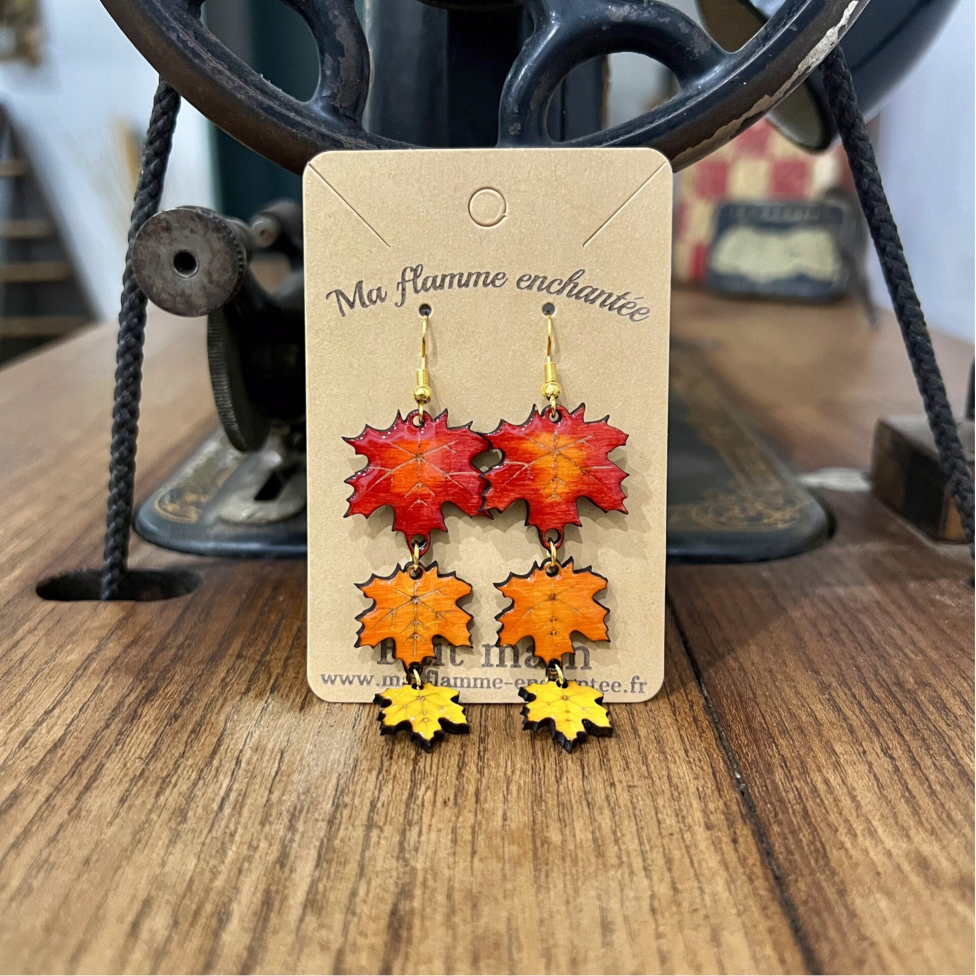 Boucles d'oreilles Equinoxe Doré
