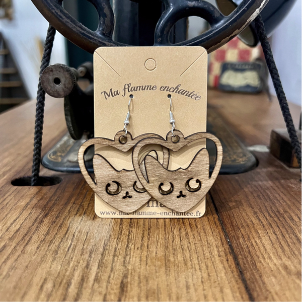 Boucles d'oreilles Félins Pour l'Autre