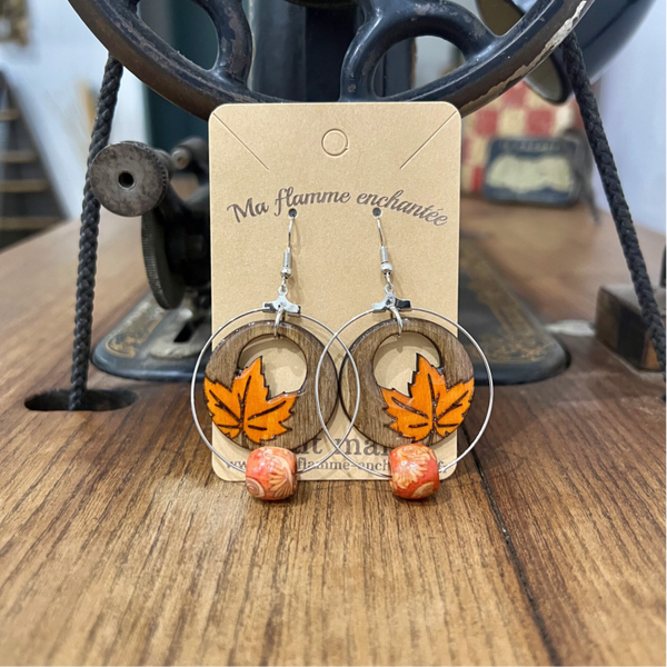 Boucles d'oreilles Douceurs Automnales