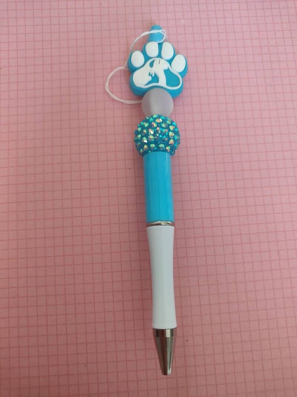 Blue dog paw