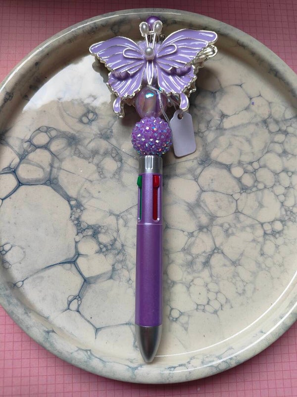 Purple butterfly multi-color