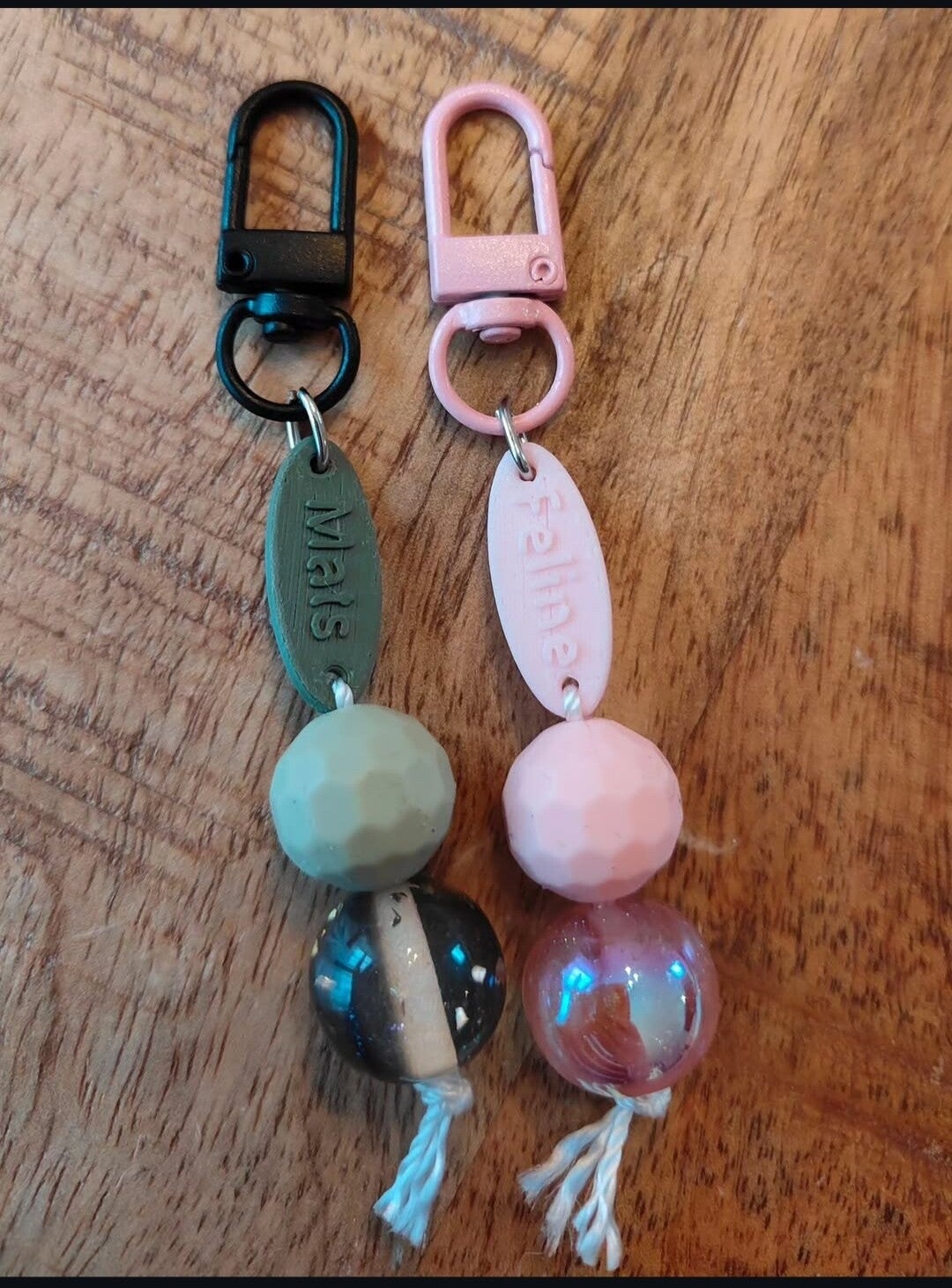 Sleutelhanger met eigen naam