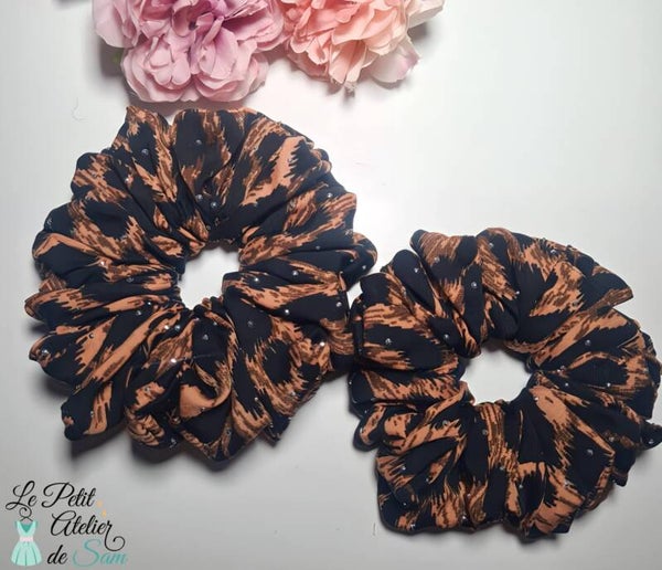 💕 Duo Maman & Fille – Chouchous assortis en viscose