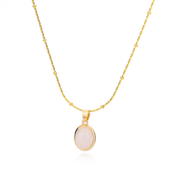 Korte ketting "Basic Oval"