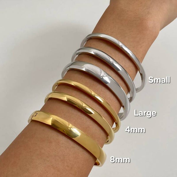 Bangle Armband RVS "Basic"
